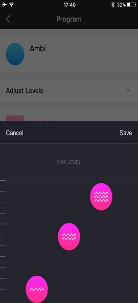Lovense Remote uygulaması ekran görüntüsü 3 Sabit Seviye